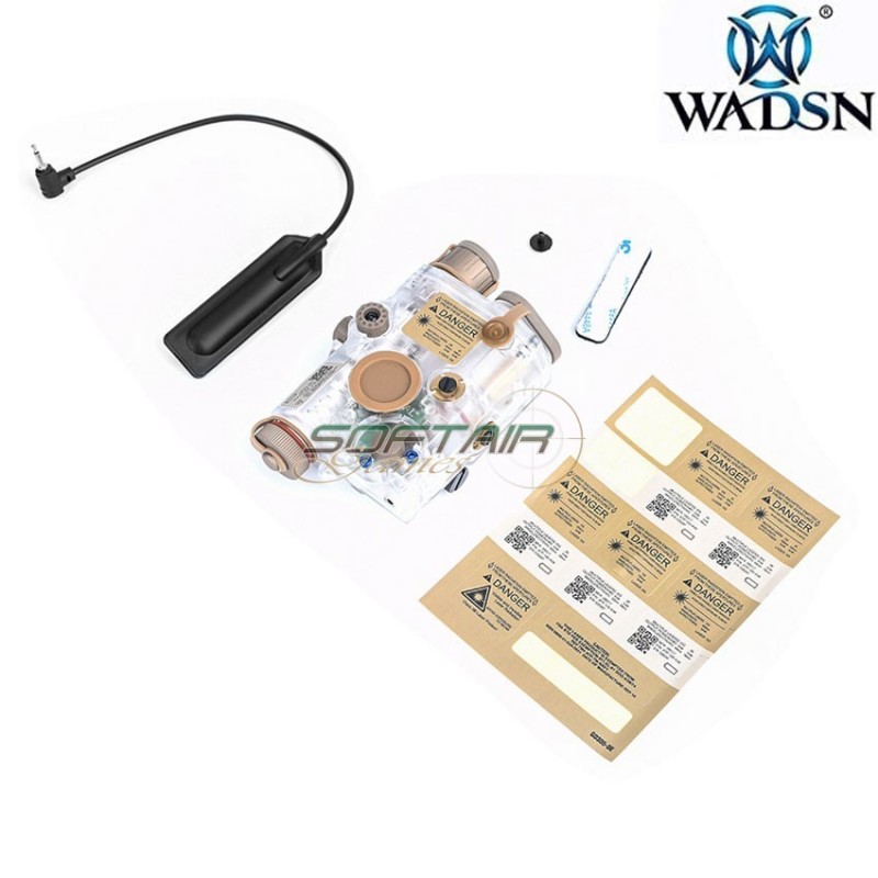 PEQ15 DARK EARTH perspective light/blue laser wadsn (wdx019-de)