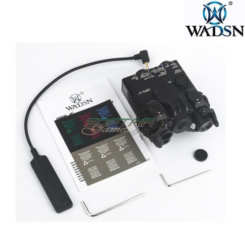 DBAL-A2 OFFICIAL aluminum ver. BLACK Light/Strobe/BLUE laser/ir wadsn (wd06015-bk)