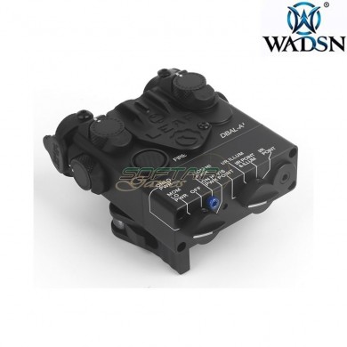 DBAL-A2 OFFICIAL aluminum ver. BLACK Light/Strobe/BLUE laser/ir wadsn (wd06015-bk)