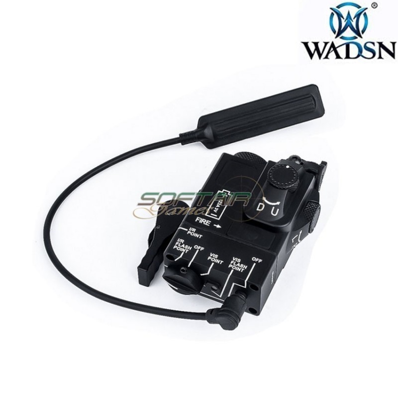 Mini DBAL alluminio NERO aiming device Luce / Strobo wadsn (wd06021-bk)