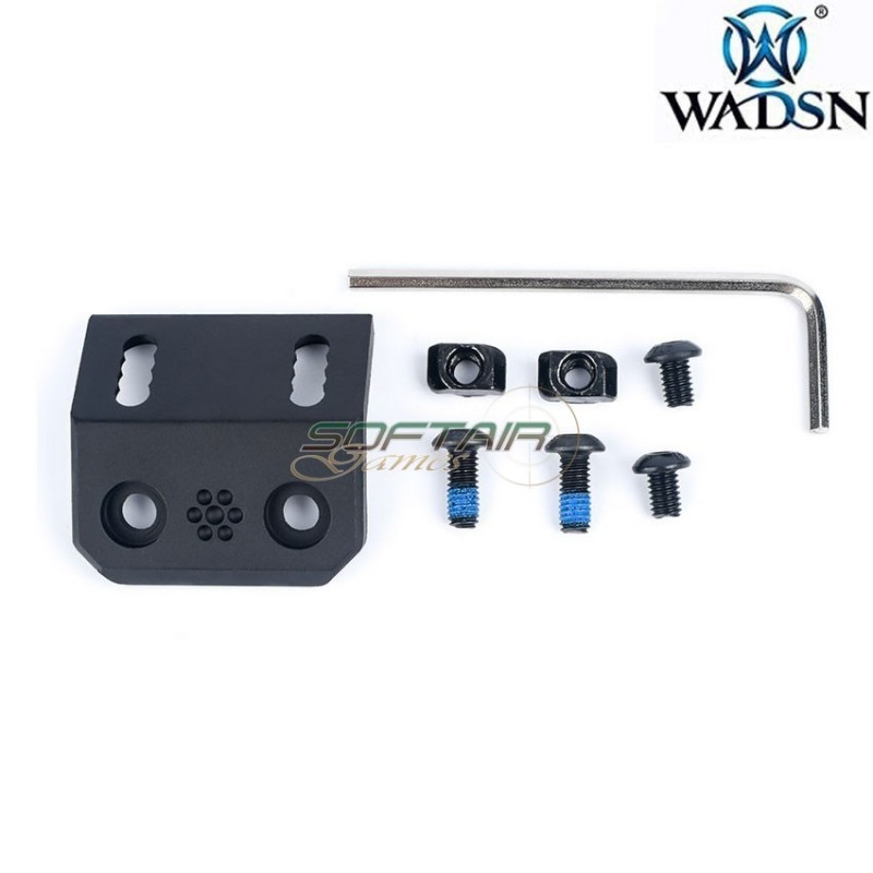 LOC & Keymod Mini Offset Flashlight Base BLACK for M300/M600 wadsn (wd02004-bk)