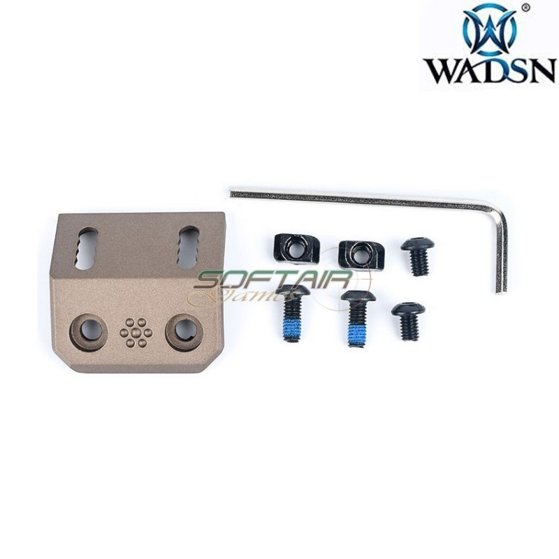 LOC & Keymod Mini Offset Flashlight Base DARK EARTH per M300/M600 wadsn (wd02004-de)