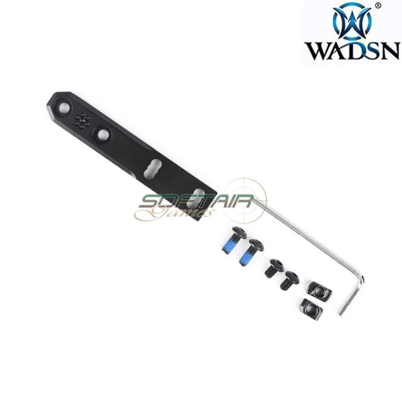 LOC & Keymod Compact ScoutLight Rail Mount NERO per M300/M600 wadsn (wd02005-bk)