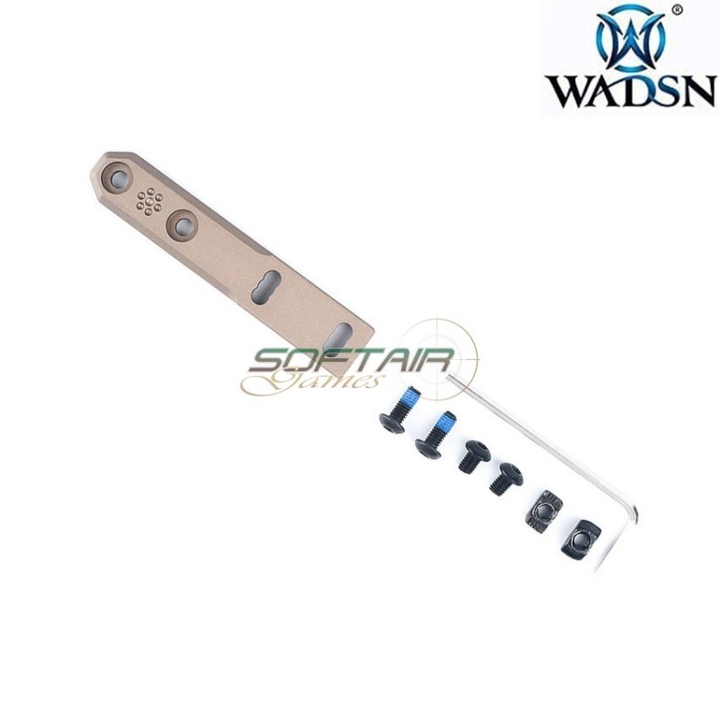 LOC & Keymod Compact ScoutLight Rail Mount DARK EARTH per M300/M600 wadsn (wd02005-de)