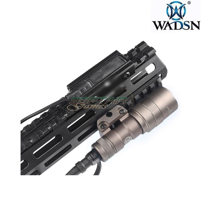 20mm weaver CNC Pocket Panel BLACK for Flashlight Pressure Pad wadsn (wd02006-bk-lo)