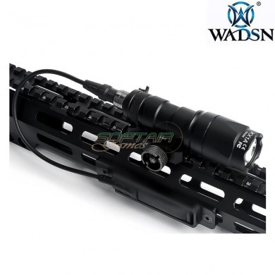 LOC & Keymod CNC pocket panel BLACK for Flashlight Pressure Pad wadsn (wd02007-bk-lo)