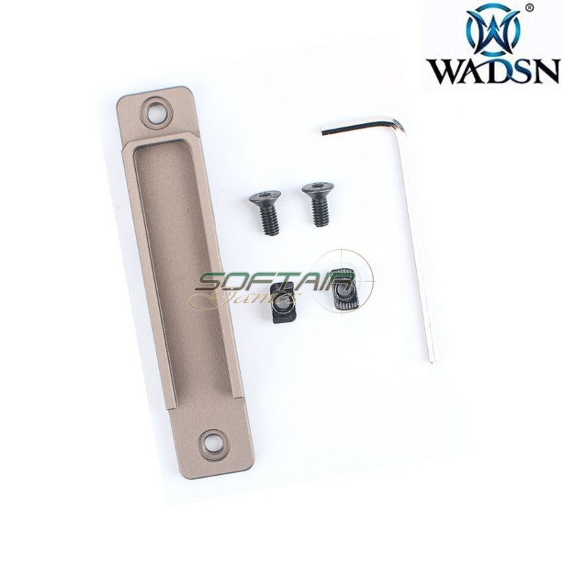 LOC & Keymod CNC pocket panel DARK EARTH for Flashlight Pressure Pad wadsn (wd02007-de-lo)