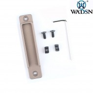 LOC & Keymod CNC pocket panel DARK EARTH for Flashlight Pressure Pad wadsn (wd02007-de-lo)