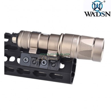 KeyMod & LOC LIGHT mount NERO per M300/M600 wadsn (wne08043-bk)