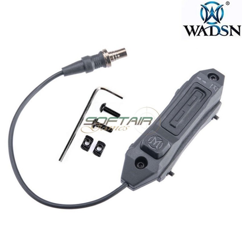 Controllo remoto doppia funzione NERO per torcie wadsn (wd07001-bk-lo) Controllo remoto doppia funzione NERO per torcie wadsn (wd07001-bk-lo)