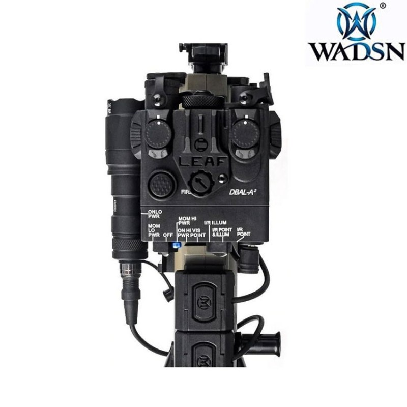 Controllo remoto 2.5mm plug MOD NERO per PEQ devices wadsn (wd07020-bk-lo)