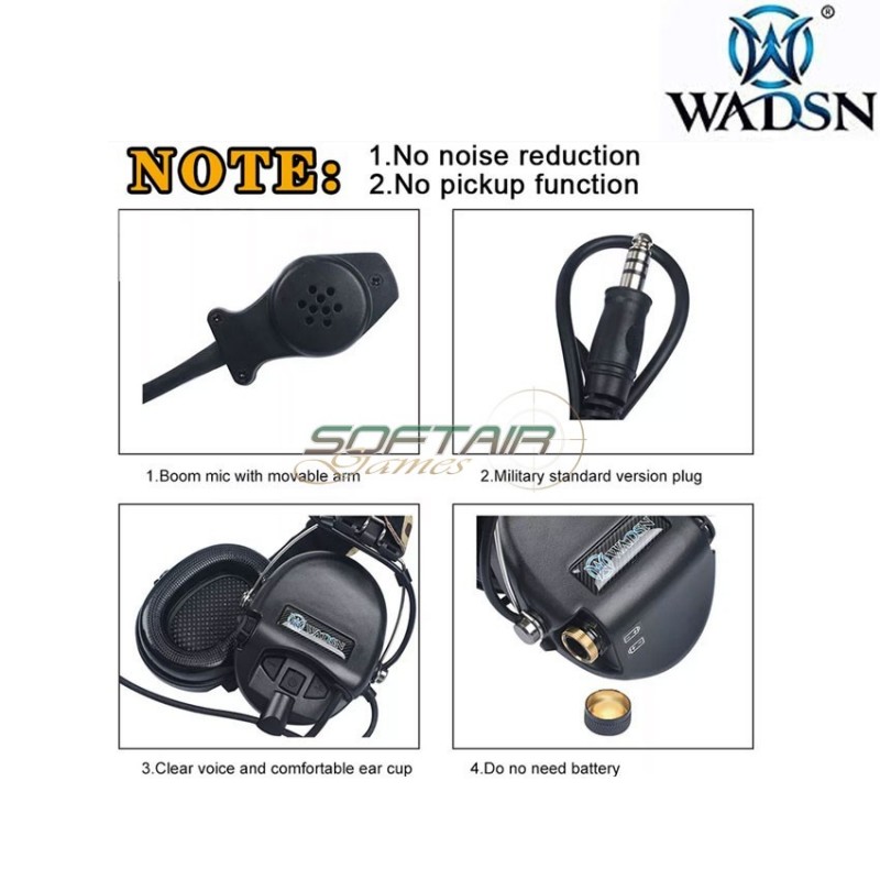 Cuffia basic version SORD. style NERA wadsn (wz165-bk) Cuffia basic version SORD. style NERA wadsn (wz165-bk)