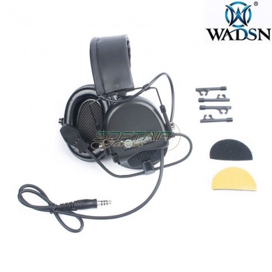 Headset basic version Hi-threat TEA Style tier 1 BLACK wadsn (wz164-bk)