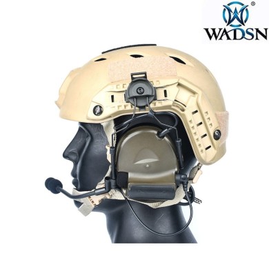 Cuffia basic version Comt. II style NERA per elmetto wadsn (wz187-bk)