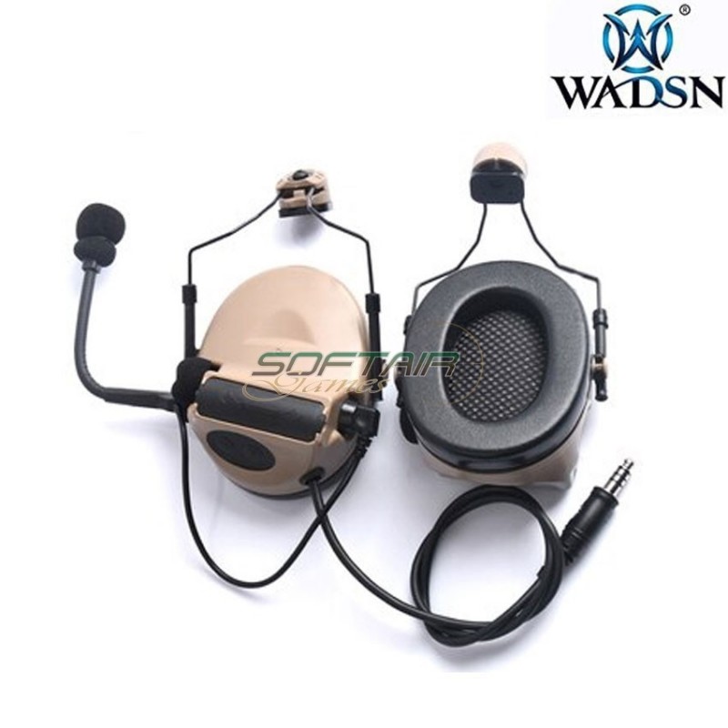 Cuffia basic version Comt. II style TYPE 2 DARK EARTH per elmetto wadsn (wz172-de)