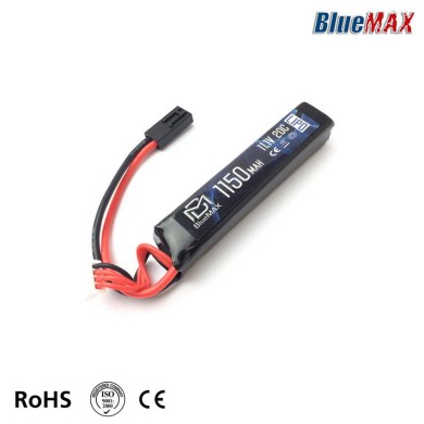 Batteria Lipo Connettore Mini Tamiya 11.1v X 1150mah 20c Stick Type Bluemax-power® (bmp-11.1x1150-stick)