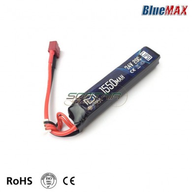 Batteria Lipo Connettore DEANS 7.4v X 1550mah 20c Stick Type Bluemax-power® (bmp-7.4x1550-ds-stk)