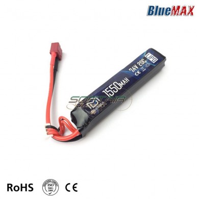 Lipo Battery DEANS Connector 7.4v X 1550mah 20c Stick Type Bluemax-power® (bmp-7.4x1550-ds-stk)