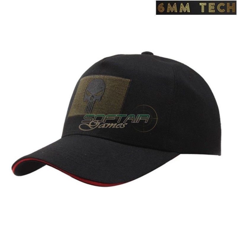 Baseball cap PUNISHER GR. style NERO 6MM TECH (6mmt-86-bk)