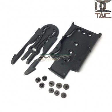 Safar. style MLS 15+18 MOLLE locking system kit BLACK d.c. tactical (dctac-136-bk)