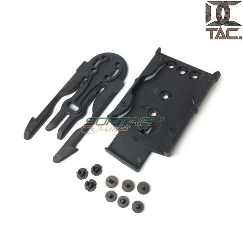 Safar. style MLS 15+18 MOLLE locking system kit NERO d.c. tactical (dctac-136-bk)