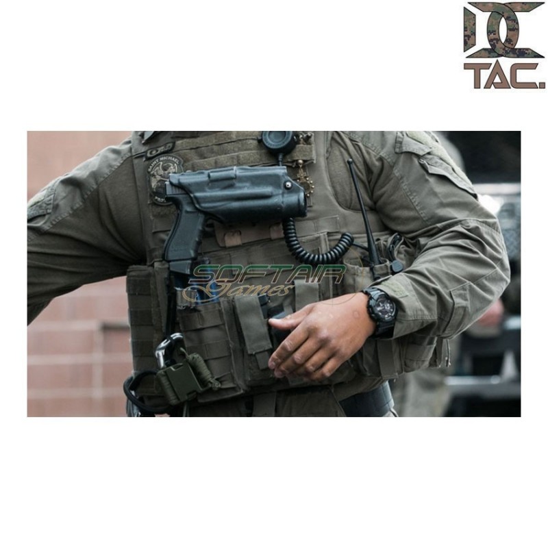 Safar. style MLS 15+18 MOLLE locking system kit BLACK d.c. tactical (dctac-136-bk)