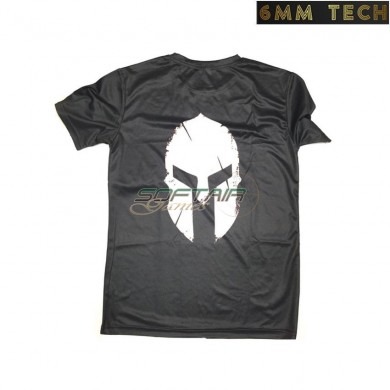 SPARTAN type 1 T-shirt BLACK 6MM TECH (6mmt-88-bk-1)