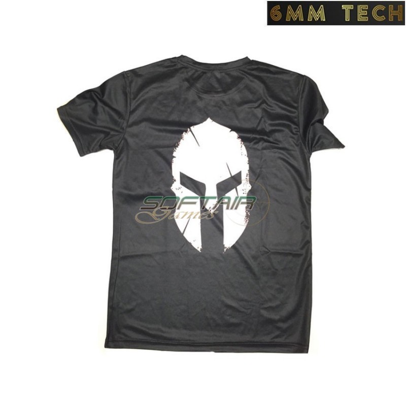 SPARTAN type 1 T-shirt BLACK 6MM TECH (6mmt-88-bk-1)