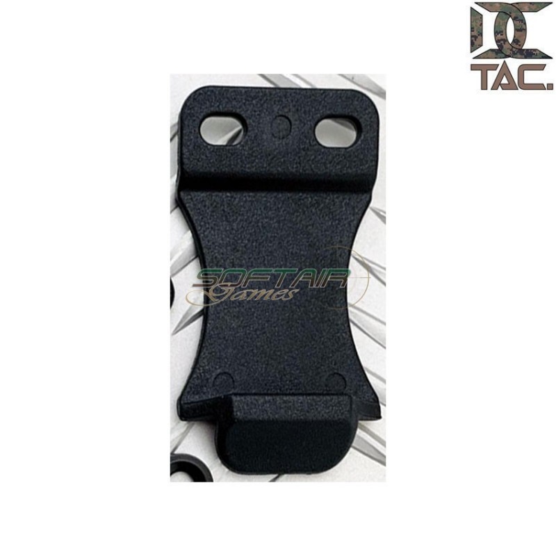 Adjustable BLACK belt clip for holster d.c. tactical (dctac-140-bk) Adjustable BLACK belt clip for holster d.c. tactical (dctac-140-bk)