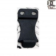 Adjustable BLACK belt clip for holster d.c. tactical (dctac-140-bk) Adjustable BLACK belt clip for holster d.c. tactical (dctac-140-bk)