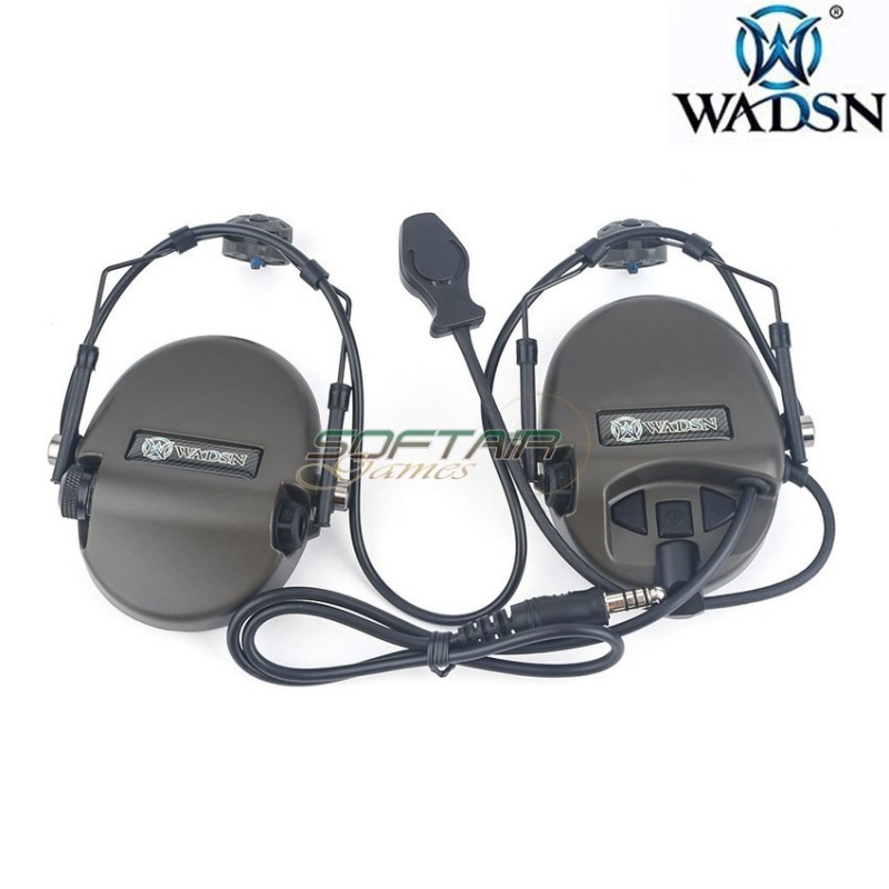 Cuffia basic version HI-THREAT 1 style TYPE 2 OLIVE DRAB per elmetto wadsn (wz173-od)