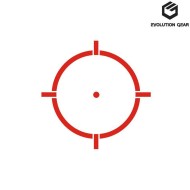 Dot eotech l3 style xps3 black evolution gear® (evg-043-cl-bk)