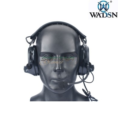 Headset Comt. II tactical style BLACK wadsn (wz184-bk)