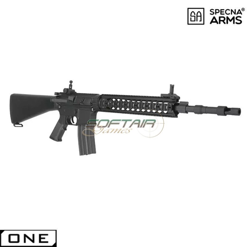 Electric rifle SA-B16 MK12 MOD I fixed stock BLACK one™ carbine replica specna arms® (spe-01-008096)