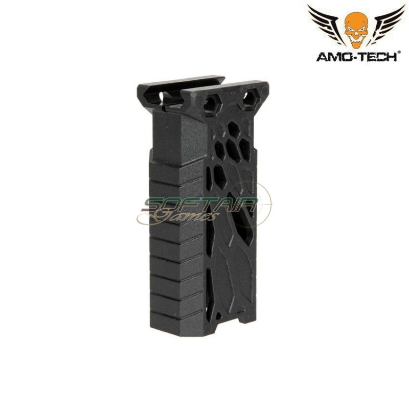 Grip skeletonized BLACK for 20mm weaver amo-tech® (amt-030111-bk)