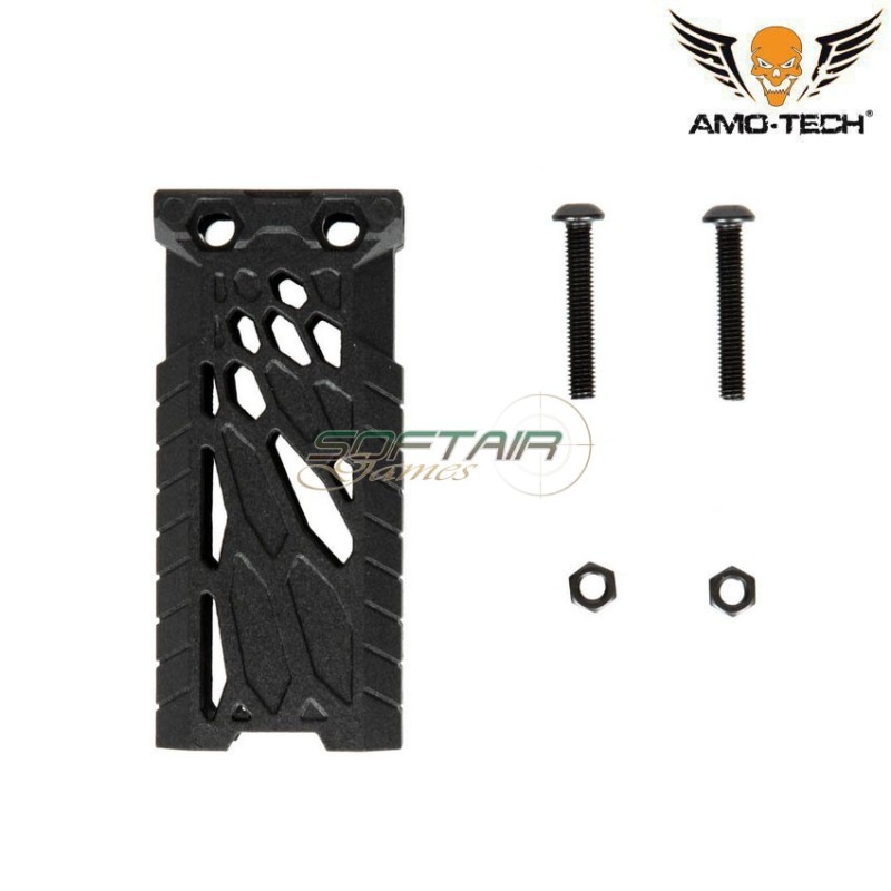 Grip skeletonized BLACK for 20mm weaver amo-tech® (amt-030111-bk)