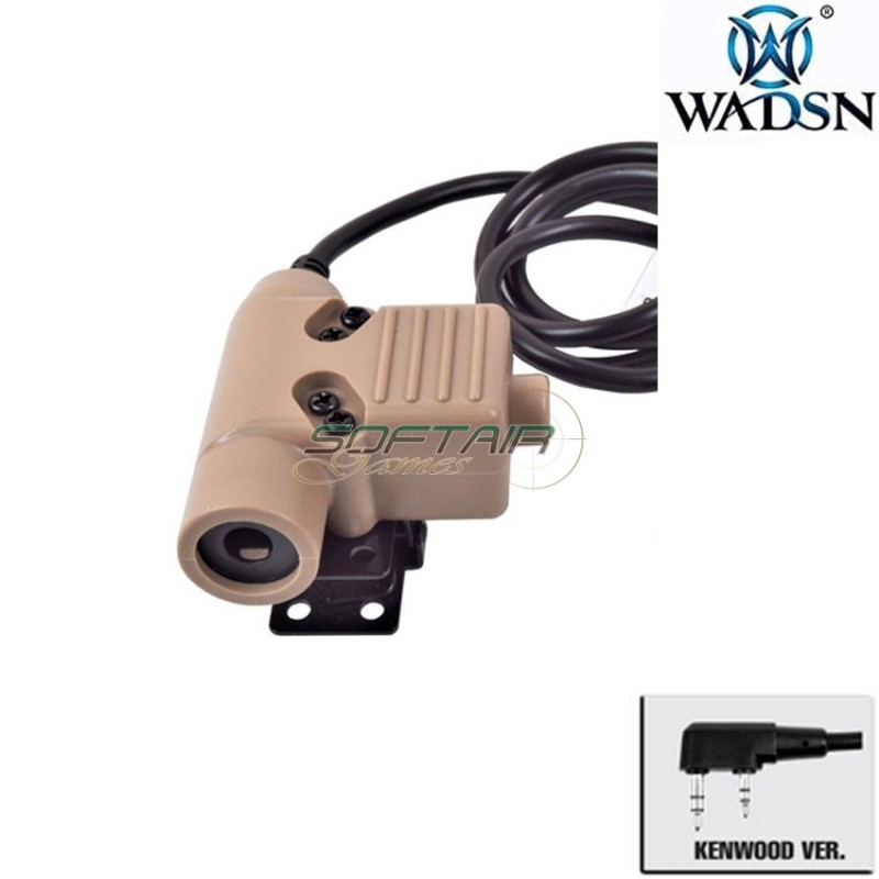 PTT u94 DARK EARTH ORIGINAL version per KENWOOD wadsn (wc001-de-ken)