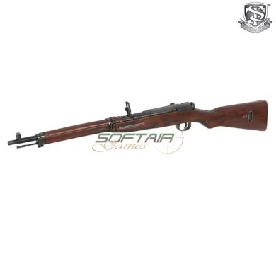 Spring rifle Japanese Arisaka Type 38 REAL WOOD Carbine S&T (st-stspg14c)