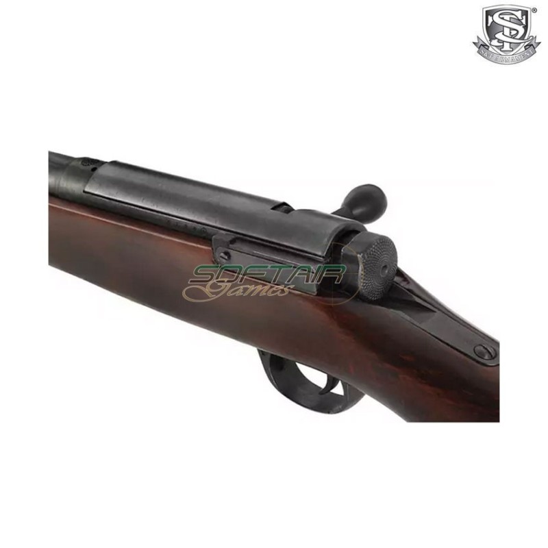 Spring rifle Japanese Arisaka Type 38 REAL WOOD Carbine S&T (st-stspg14c)