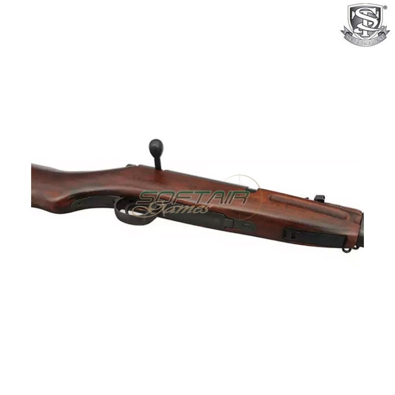 Fucile a molla Japanese Arisaka Type 38 REAL WOOD Carabine S&T (st-stspg14c)
