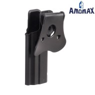 Rigid Holster BLACK For Pistol DESERT EAGLE Amomax (am-33913)