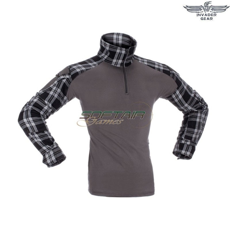 Flannel COMBAT shirt BLACK invader gear (ig-fla-bk) Flannel COMBAT shirt BLACK invader gear (ig-fla-bk)