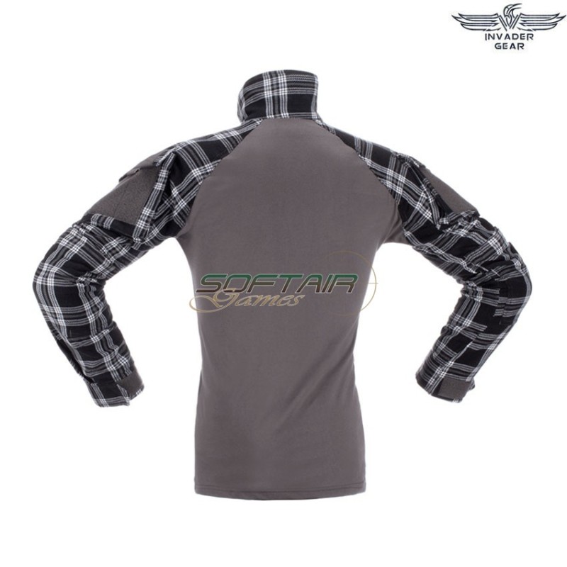 Flannel COMBAT shirt NERA invader gear (ig-fla-bk)