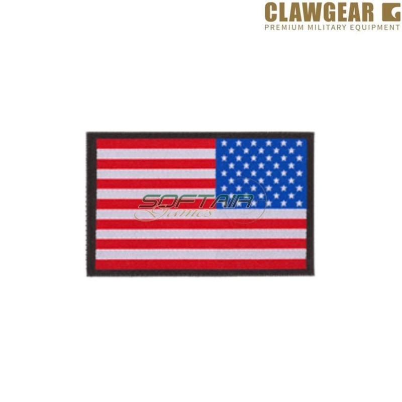 Patch ricamata USA flag REVERSED color claw gear (cwg-18448)