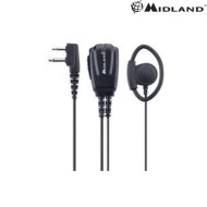 Headset microphone PTT MA31-Secure TX midland (c1545) Headset microphone PTT MA31-Secure TX midland (c1545)