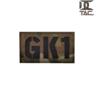 Embroidered patch USA flag REVERSED color claw gear (cwg-18448)