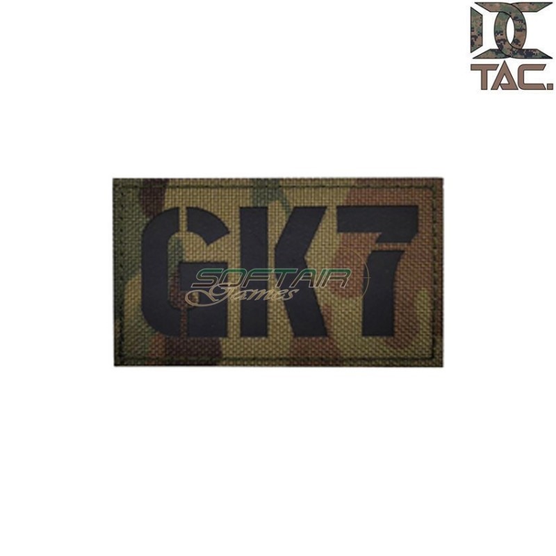 Patch INFRARED Military IR MULTICAM seal team GK7 callsign d.c. tactical (dctac-147-7-mc-ir)