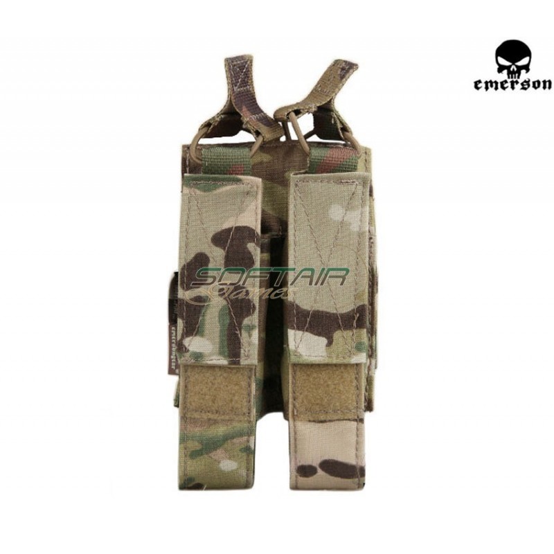 Double Fast Mag Pouch Mp7/thompson/mp40 Multicam Emerson (cod.em6360mc) Double Fast Mag Pouch Mp7/thompson/mp40 Multicam Emerson (cod.em6360mc)