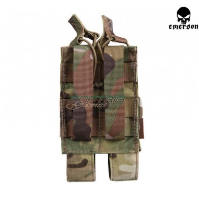 Double Fast Mag Pouch Mp7/thompson/mp40 Multicam Emerson (cod.em6360mc)