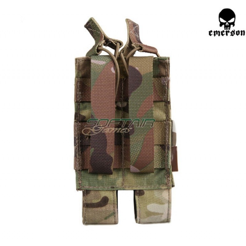 Double Fast Mag Pouch Mp7/thompson/mp40 Multicam Emerson (cod.em6360mc) Double Fast Mag Pouch Mp7/thompson/mp40 Multicam Emerson (cod.em6360mc)